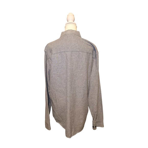 Weatherproof Vintage Gray Button Up Shirt Cotton Mens XL - Picture 3 of 6